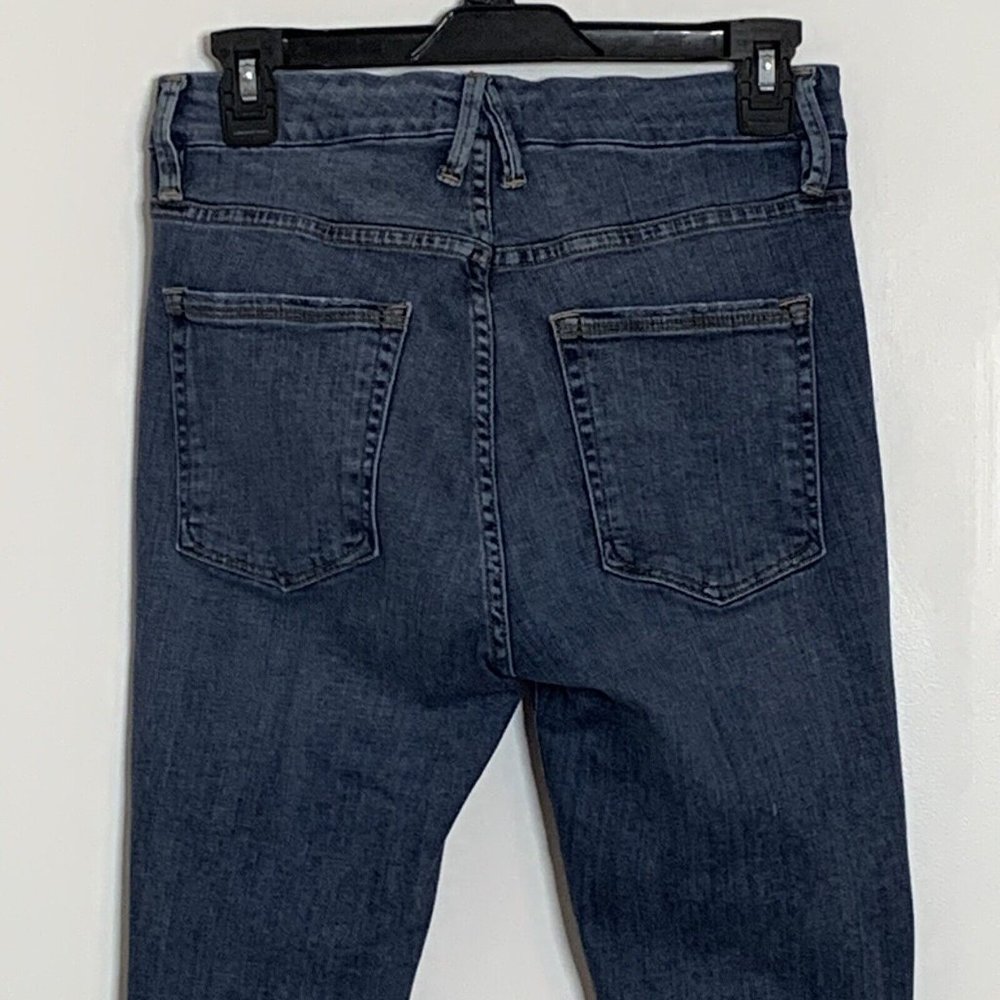 Good American Jeans Good Legs 8/29 Distressed Skinny Blue084 Made in USA - Picture 8 of 12